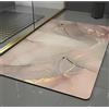 vicusse Diatomite Stone Bath Mat - Tappetino da bagno in pietra morbido e confortevole, estremamente assorbente, perfetto tappetino da bagno antiscivolo, adatto per diversi stili di casa, 60 x 90 cm,