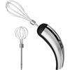 Generico Frusta Elettrica Manuale - Frusta Senza Filo Accessorio per Dolci,Mixer Elettrico Manuale | Per Cucina Cottura Torta Pasta Crema Pastella Cibo Bevanda Frullato Proteico Casa