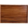 ARMYJY Vassoio da tè, in legno di noce, stile giapponese, 25-45 cm, liscio rifinito a mano, con manici, per tè, caffè, snack e dessert, per esporre la casa (45 x 35 x 2,6 cm)