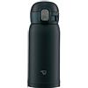 Zojirushi SM-WA36-BA, Borraccia in acciaio inox One-Touch, senza cuciture, 0,36 l, colore nero