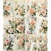 Craft Kreatively Carta di riso con rose beige, 20 x 26,5 cm (6 fogli) - 6 fogli di decoupage per collage, media mista, creazione di biglietti e artigianato, decoupage di Craft Kreatively