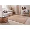 Nazar Tappeto naturale, tappeto naturale boheme, tappeto naturale iuta, tappeto in finta iuta, tappeto per soggiorno, sala da pranzo, camera, corridoio, colore naturale (120 x 120 cm, 8751 beige)