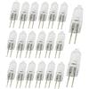 UGEFKMQ Lampadine Alogene A Capsula G4 20W 12V 10W 35W 50W T3 Jc Tipo G4 Lampadina A Capsula Bianco Caldo Dimmerabile Per Lampadari Di Cristallo, Illuminazione A Binario,10 W,20Pc