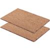 Generico GSW® Tappeto Zerbino Cocco Ingresso Casa Esterno Antiscivolo 40x60 cm fondo antiscivolo (NATURAL 40X60 2 PEZZI)