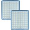 vhbw 2x filtro compatibile con Miele S168 Parkett Hepa 1500, S192, S168 Omnia Mini, S192 Electronic 1900 aspirapolvere - Filtro HEPA anallergico