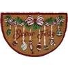 Nada Home Tappeto zerbino natalizio in cocco stampato antiscivolo 40x60 cm Natale 7131