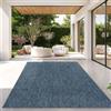 TT Home Tappeto Per Esterni Tappeto Cucina Balcone Terrazza Design Moderno Monocolore, Colore:Blu, Dimensione:300x400 cm