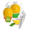 Patent-Safti 3 x Spremiagrumi Patent-Safti I L'originale beccuccio Safti per limoni, arance, ecc. I Più facile di qualsiasi spremiagrumi o spremiagrumi I (giallo, arancione, verde)