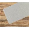 Tata Home Tappeto Cucina in Ciniglia Antiscivolo Lavabile Passatoia Multiuso Corridoio Camera Ingresso Resistente Tappeto al Metro Made in italy 52x200 cm Colore Panna