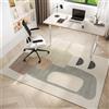 Odot Tappeto Sedia Ufficio Gaming, Studio Tappeto Salvapavimento Antiscivolo Protettore del Pavimento Tappetino per Sedia da Ufficio con Ruote per Parquet Piastrelle (Stile casual,100x120cm)