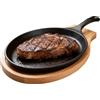 Generic Padella di ferro | Riscaldamento uniforme antiaderente | Padelle da antiaderenti, per interna ed esterna, barbecue, grill, carne, bistecca, pesce, ristorante