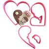 Tagliabiscotti.it - Cutter a Cuore silhouette mamma figlio - Tagliabiscotti Festa della Mamma - Cookies Cutter - Stampo/Formina per biscotti - Dimensione cuore 8cm x 7,5cm