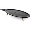 Princess 103200 Table Chef Elypse Pure - Esclusivo design ovale - Moderno rivestimento in bambù - 60 x 30 cm