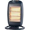 BRICOZONE Stufa Alogena Oscillante 1200W Con Tre Livelli Di Riscaldamento Oscillazione A 70 Gradi Riscaldamento Rapido A Basso Consumo Sistema Anti Ribaltamento Maniglia Integrata Per Casa Ufficio