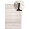Mazovia Tappeti Stile Japandi - Tappeto Lana - Tessuto a Mano in Materiale Naturale - Tappeti per Soggiorni e Camere da Letto - Crema - 80 x 150 cm
