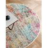 RugVista Monet, Tappeto, Moderni, Ø 150 cm, Rotonda, Pelo medio, Soggiorno, Sala da pranzo, Camera letto, Cucina, Corridoio, Lavabile solo a secco, Multicolore