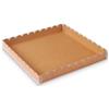 Selfpackaging Scatola per biscotti o macarons con coperchio trasparente e base in color kraft. Set da 50 unità - L