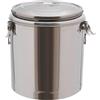 wanwanper Contenitore termico in acciaio inox, 20/40 l, dispenser per bevande fredde, secchio isolato in acciaio inox, contenitore termico freddo con coperchio, argento (40 l, senza rubinetto)