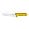 Giesser Messer Giesser - Coltello da macellaio, lunghezza lama 24 cm, forma ampia, colore: Giallo