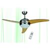 DCG VE60 VENTILATORE DA SOFFITTO 3 PALE IN LEGNO MINIMA RUMOROSITA' CON PORTALAMPADA INCLUSO ATTACCO E27 - TELECOMANDO IN DOTAZIONE PER ACCENSIONE REGOLAZIONE VELOCITA' E SPEGNIMENTO