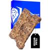 DALSTRONG Lionswood End-Grain Teak Cutting & Serving Board - w/Steel Carrying Handles - Two Sizes - Gift Packaging (Extra-Large (25 x 18))