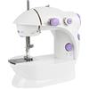 HUOLE Macchina da Cucire 12 Poniti Doppio Filo e Velocità con Bobina di Filo Lattina e Pedale con Illuminazione LED Regolabile Multifunzionale Portatile Strumento di Cucire Domestico (202 modelli)