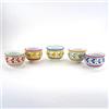 Ceramiche Azzaro & Romano Caltagirone CEAR ceramiche - Set 5 vasetti siciliani in Ceramica di Caltagirone Fatto a Mano