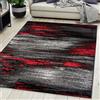 Carpeto Rugs Tappeto Moderno Salotto Grigio 140 x 200 cm a Pelo Corto