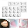 Uenmay Stampo in silicone per mousse, torte, dolci, mousse, cioccolato, sapone, candele, 15 fori, a forma di cuore