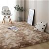 XUEDNGM Tappeto Morbido e Soffice Tappeto Peloso 70 x 200 cm Unicolore Lavabile Morbido, Soffici, Antiscivolo, Moderno Moderno Tappeti Imitazione Della Pelliccia Tappeti, cammello