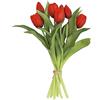 SPORTARC Tulipani artificiali, realistici al tatto, in lattice, tulipani finti, bouquet da sposa, decorazione per casa, giardino