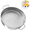 VersaGenius Teglia rotonda in acciaio inox antiaderente multiuso per cucina (24 cm)
