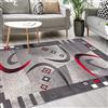 Mazovia Tappeto Moderno - Morbido Pelo Corto - Tappeto da Salotto Oeko-Tex - Tappeto per Ingresso Camera, Da Letto, Cucina, il Soggiorno - Collezione ATENA - Grigio 250 x 350 cm