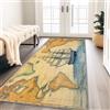 Generic Tappeto Runner Navigazione Barche A Vela Mappe 60X210 Cm Beige - Tappeto Passatoia Antiscivolo, Lavabile Per Corridoio, Ingresso E Camera Da Letto, Design Moderno, Resistente E Morbido