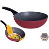 Aeternum Padella wok saltapasta antiaderente in pietra 28 cm Wok Freedom