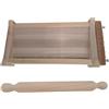 COSEDACASA Chitarra Taglia pasta fresca fatta in casa doppio lato in legno corde in acciaio grande cm 48x22 per tagliare pasta fresca spaghetti, fettuccine e tonnarelli