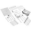 GRÄWE - Set di posate per 12 persone, 68 pezzi, in acciaio inox, senza nichel, antiruggine, lucidate a mano, lavabili in lavastoviglie