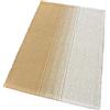 emmevi Tappeto Bagno Cucina Puro Cotone Scendiletto Morbido Assorbente Lavabile Mod.CURCUMA 55X180 BEIGE