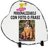 Brollogroup Cornice in Pietra di Ardesia a Cuore Personalizzabile 20×25 cm - Soprammobile con Foto e Frasi - Mod. PS 00779