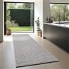 the carpet Maldives - Tappeto da esterno resistente con design Boho e Vintage, impermeabile e facile da pulire, per balcone, terrazza e giardino, Grigio, 80 x 250 cm