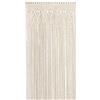 HOHOVYVY Tenda per porta tessuta a mano, in macramè, per matrimoni, finestre, porte, 90 x 180 cm, beige (90 x 200 cm)