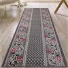 Mazovia Tappeto per Corridoio - Passatoia Corridoio Moderne Geometrico - Tappeto a pelo Corto per Ingresso, Salotto - Certificato Oeko-Tex - Corridore a Metro - Larghezza 70 cm - Grigio 70x175 cm