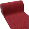 emmevi Passatoia Antiscivolo Corridoio Marciapiede Interno Esterno Tappeto Ingresso Righe Rosse 100x400 Cm