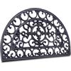 Hanse Home Zerbino in gomma, 45 x 75 cm, antiscivolo e resistente alle intemperie, effetto ghisa, per interni ed esterni, per corridoio, terrazza, ingresso, 45 x 75 cm