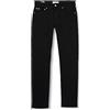 Calvin Klein Jeans Calvin Klein Uomo Jeans Slim Fit Vita Media, Nero (Denim Black), 38W/32L