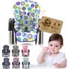 ninna-nanna by Bambiniwelt Coprisedile di ricambio per seggiolone, compatibile con Peg Perego TATAMIA & NEW BORN (elefanti verdi)