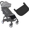 Zerodis 21cm Passeggino Estensione del Poggiapiedi Universale Pedale Sedile Esteso Passeggino Accessorio Supporto del Piede per YOYA VOVO Passeggino (Black)