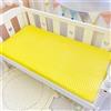 Odot Lenzuolo con angoli Lenzuola Carrozzina Neonato, Lenzuola da Culla Bambino Coprimaterasso, Lenzuola Navicella con Angoli Elasticizzati Lenzuola per Culla (80x180cm,giallo uovo)