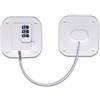 TopHomer 1 lucchetto per frigorifero con password per bambini, con forte adesivo per congelatore, porta, cassetto, armadietto, armadietto.