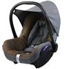BambiniWelt by Rafael K. BAMBINIWELT - Rivestimento di ricambio compatibile con Maxi-Cosi CabrioFix per ovetto, 6 pezzi, misto poliestere di alta qualità (grigio mélange marrone chiaro)